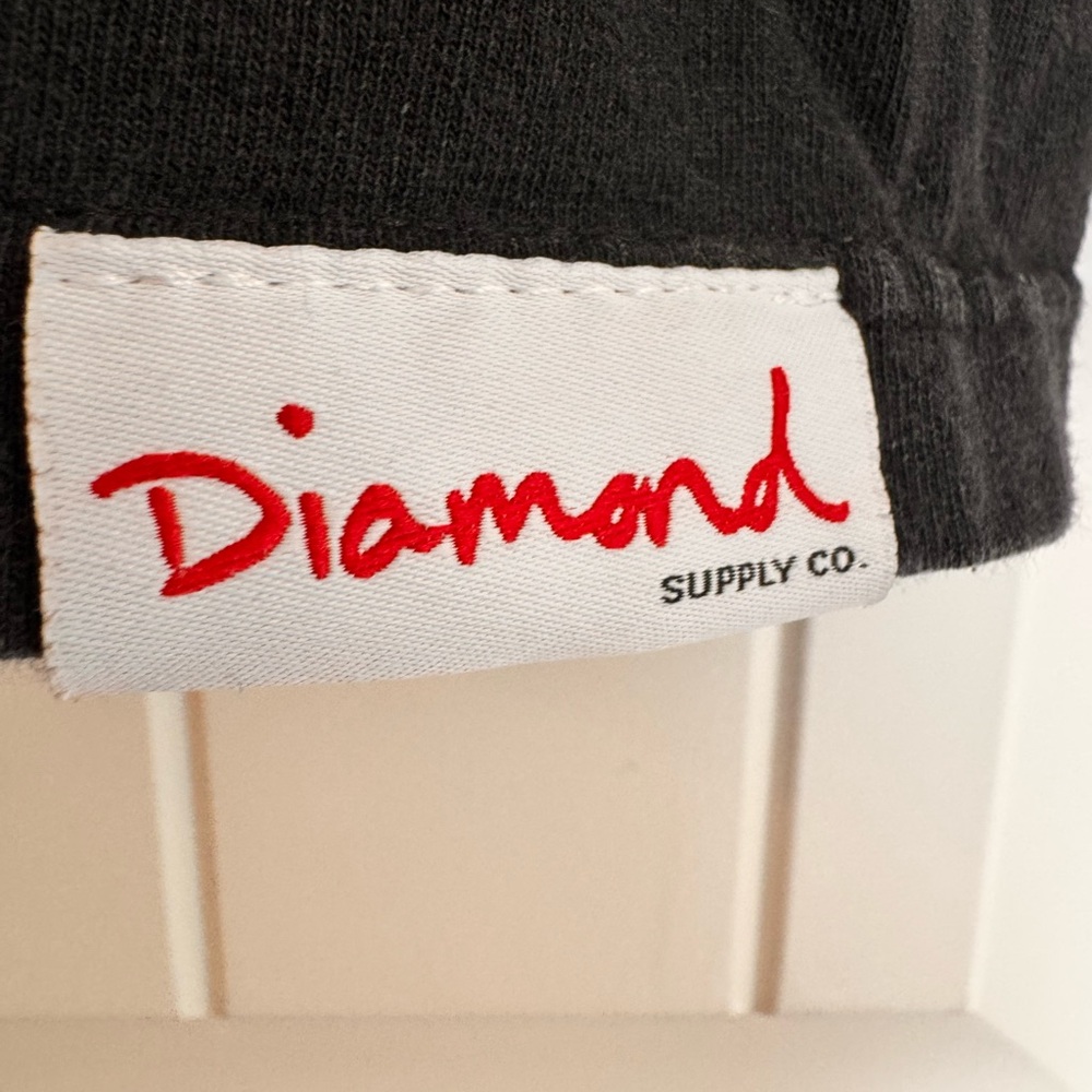 Diamond Supply Co. Black Kids Long Sleeve Shirt size L fits a women size S - Picture 2 of 6